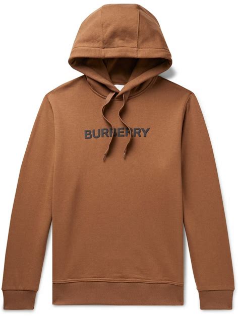 burberry hoodie brown|heavy weight hoodie burberry.